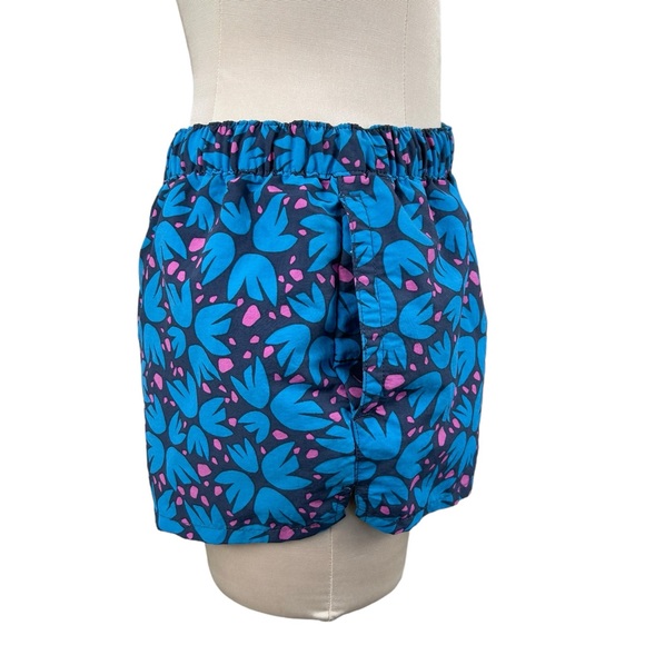 Patagonia Barely Baggies Shorts 2.5” Inseam Pollen Confetti Dolomite Blue Medium - Picture 2 of 12